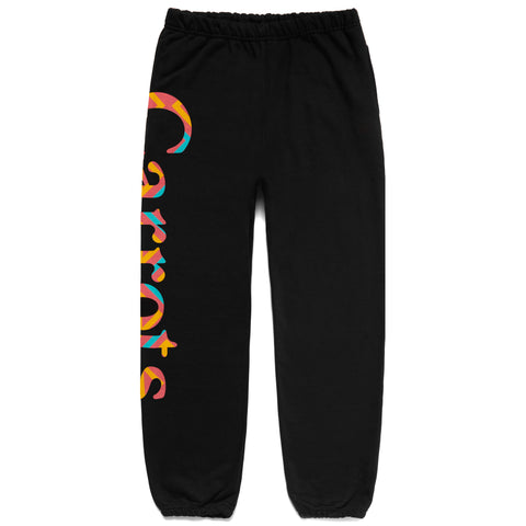 Carrots x L.L.A.M.A. Pattern Wordmark Youth Sweatpants - Black