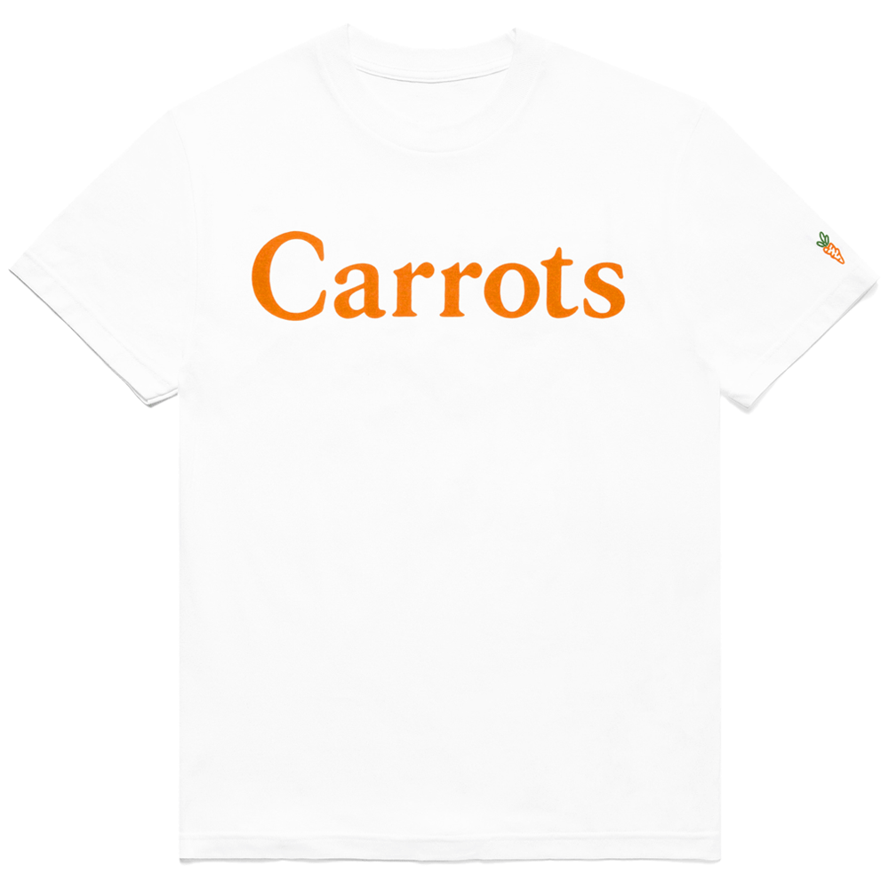 Carrots x L.L.A.M.A. Carrot Head Youth Tee - White